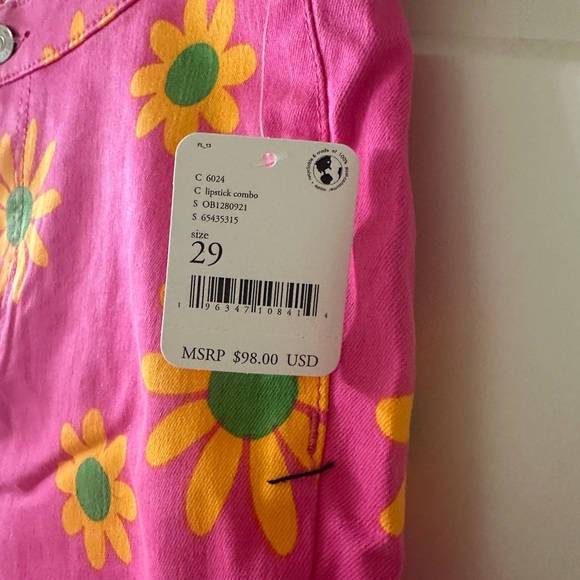 Free People Youthquake Floral-Print Flare-Leg Jeans FP - Picture 4 of 4